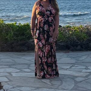 Floral maxi dress